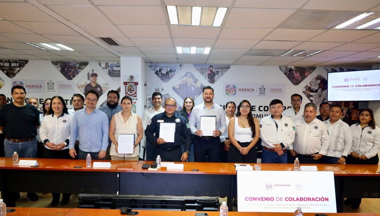 Firman SSPC y Amigos del IAGO convenio para capacitar a personas ...
